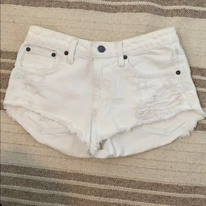 White CARMAR denim shorts